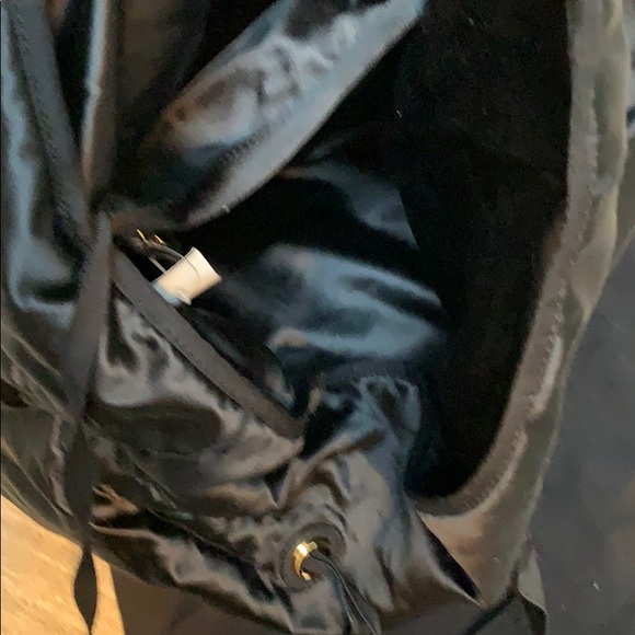 Lanvin NWT Classic Black Satin Sak Handbag. - Picture 8 of 12